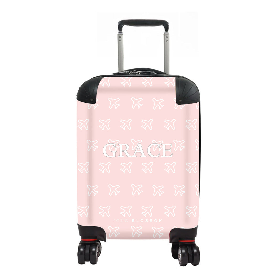 Fly Away Pink Personalised Suitcase The Gift Collective